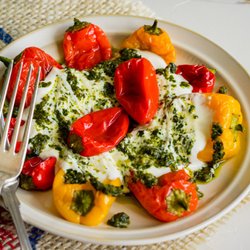 Happy Penguin Healthy Food - Roasted Baby Peppers