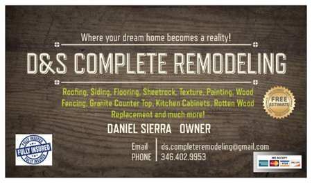 Slide of D&S Complete Remodeling