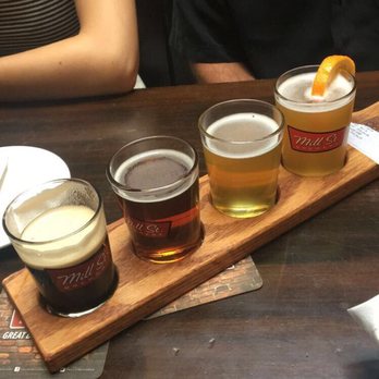 Mill Street Brew Pub - Beer flight. We asked our waiter for nothing too hoppy, and he didn't disappoint! - Brewpubs Near Me - Toronto, Ontario Mill Street Brew Pub - Beer flight. We asked our waiter for nothing too hoppy, and he didn't disappoint! - Brewpubs Near Me - Toronto, Ontario