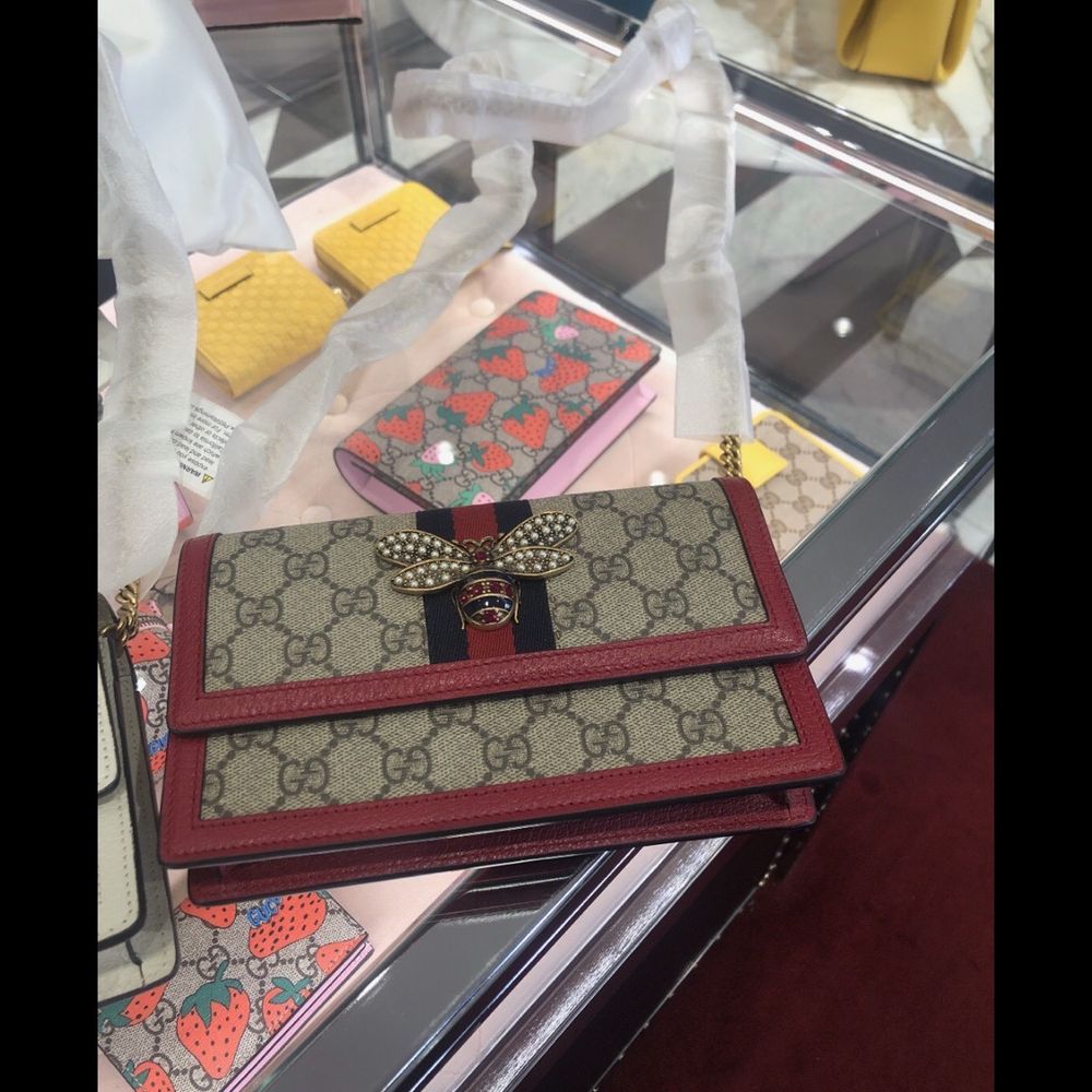 Gucci Outlet - Queen Margaret Wallet on a Chain - Men's Clothing Near Me - Cabazon, California