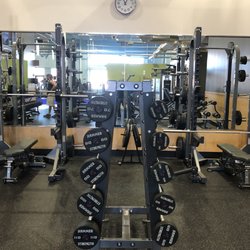 Anytime Fitness - Nice weight area with Hammer Strength equipment.