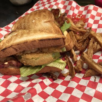 Stella's - Fried Green Tomato BLT w/fries - Delis Near Me - Gulfport, Florida Stella's - Fried Green Tomato BLT w/fries - Delis Near Me - Gulfport, Florida