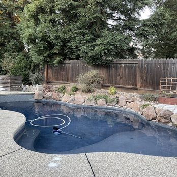 C & R Pool Plastering - After pool finish and added Cabo shelf! - Pool & Hot Tub Service Near Me - Roseville, California
