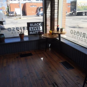 Brioso Roastery & Coffee Bar - Inside looking out - Coffee Roasteries Near Me - Columbus, Ohio
