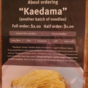 Ramen DANBO - Robson - Signage on the table to promote additional noods! Also customizable like the bowls! - Ramen Near Me - Vancouver, British Columbia Ramen DANBO - Robson - Signage on the table to promote additional noods! Also customizable like the bowls! - Ramen Near Me - Vancouver, British Columbia
