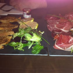 bellagio - Tapas : foie gras et charcuterie corse