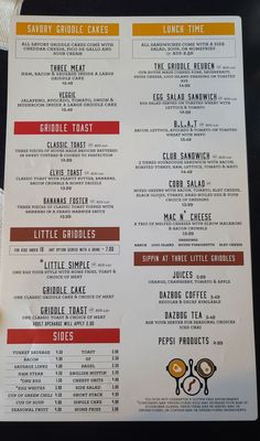 Menu photo 5 Three Little Griddles Aurora, CO