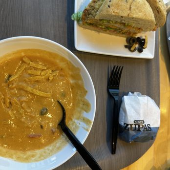 Café Zupas - Tortilla Soup/spicy chicken sandwich combo - Sandwiches Near Me - Minnetonka, Minnesota Café Zupas - Tortilla Soup/spicy chicken sandwich combo - Sandwiches Near Me - Minnetonka, Minnesota