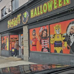 Spirit Halloween - It's open!!! NOT CLOSED. It's a seasonal store. DUH! Open from late sep to Halloween
