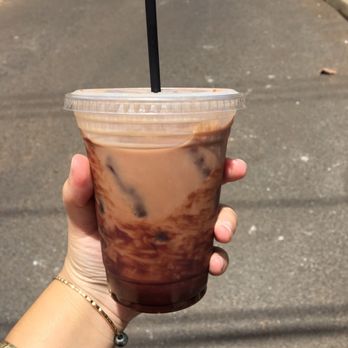 Aloha Brew Coffee Bar - Chocolate Haupia Latte (super thick) - Coffee & Tea Near Me - Ewa Beach, Hawaii Aloha Brew Coffee Bar - Chocolate Haupia Latte (super thick) - Coffee & Tea Near Me - Ewa Beach, Hawaii