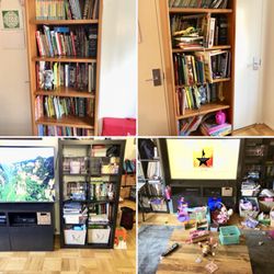 Organized Chaos NYC - Decluttered and organized bookshelves and toys.