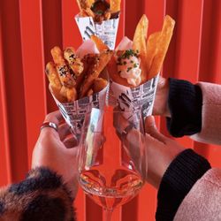 Corollary Wines - club pick up party included frites