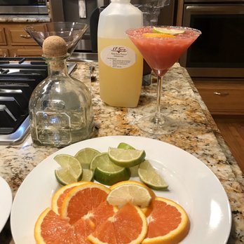 Toro Z - This was our margarita station at home with their mix, front and center. - Mexican Near Me - Zionsville, Indiana