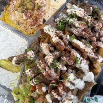 Turkish Agha - 10. Tri-Meat Plate - Middle Eastern Near Me - Scappoose, Oregon Turkish Agha - 10. Tri-Meat Plate - Middle Eastern Near Me - Scappoose, Oregon