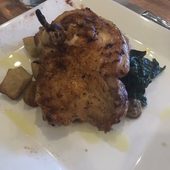 The Chef's Table - Chicken breast with roasted potatoes and spinach - New American Near Me - Stuart, Florida The Chef's Table - Chicken breast with roasted potatoes and spinach - New American Near Me - Stuart, Florida