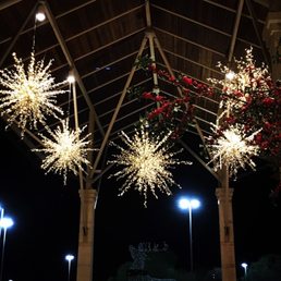 Christmas decorations at La Cantera