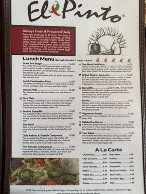 Menu photo 1 El Pinto Albuquerque, NM Menu photo 1 El Pinto Albuquerque, NM