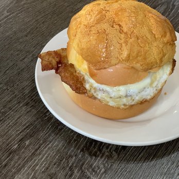 A+ Hong Kong Kitchen - Pineapple bun sandwich - Cantonese Near Me - Seattle, Washington