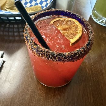 Bahía Grill Cocina Mexicana - Strawberry margarita on the rocks. - Mexican Near Me - Corona, California Bahía Grill Cocina Mexicana - Strawberry margarita on the rocks. - Mexican Near Me - Corona, California
