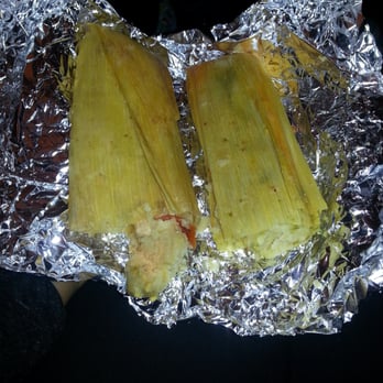 Yolanda's Tamales - two corn on tin foil - Mexican Near Me - New York, New York Yolanda's Tamales - two corn on tin foil - Mexican Near Me - New York, New York