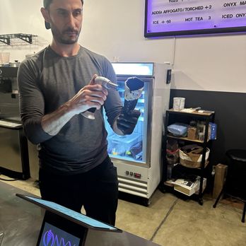 ONYX Ice Cream - My desert being prepared - Ice Cream & Frozen Yogurt Near Me - Phoenix, Arizona