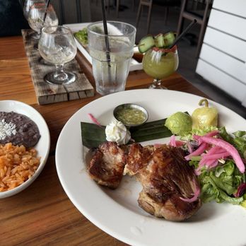 Sol Agave - "Famous" carnitas plate - New Mexican Cuisine Near Me - Santa Monica, California Sol Agave - "Famous" carnitas plate - New Mexican Cuisine Near Me - Santa Monica, California