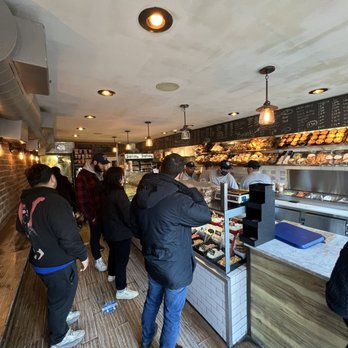 Bergen Bagels - Line on a Saturday morning - Bagels Near Me - Brooklyn, New York