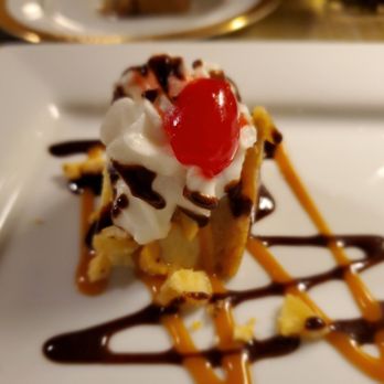 Bar Harbor Cheesecake - Banana split flavor - Desserts Near Me - St Augustine, Florida Bar Harbor Cheesecake - Banana split flavor - Desserts Near Me - St Augustine, Florida