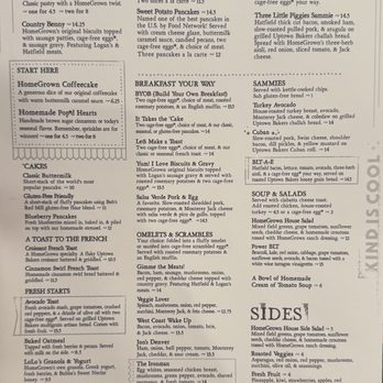 Home Grown - Menu - Diners Near Me - Atlanta, Georgia