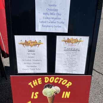 Ice Cream Emergency - the doctor is in sign - Food Trucks Near Me - Oxford, Connecticut