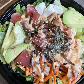 Poke and Juice Time - Poke bowl w tuna and salmon - Juice Bars & Smoothies Near Me - Sugar Land, Texas Poke and Juice Time - Poke bowl w tuna and salmon - Juice Bars & Smoothies Near Me - Sugar Land, Texas