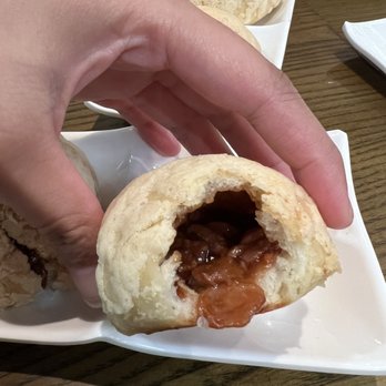 Tim Ho Wan - Barbecue pork bun inside - Dim Sum Near Me - Katy, Texas Tim Ho Wan - Barbecue pork bun inside - Dim Sum Near Me - Katy, Texas