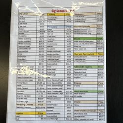 Sig Samuels Dry Cleaning