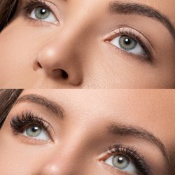 Butterfly Kiss Eyelash Studio - Before and after