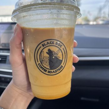 Black Dog Coffee Roasters - Holistic latte with extra shot - Coffee Roasteries Near Me - Signal Hill, California Black Dog Coffee Roasters - Holistic latte with extra shot - Coffee Roasteries Near Me - Signal Hill, California