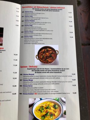 Menu photo 4 Maharaja Bischofswiesen, BY