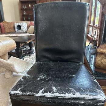 Gomez Upholstery - Counter stool before Gomez upholstery - Furniture Reupholstery Near Me - Saint Louis, Missouri