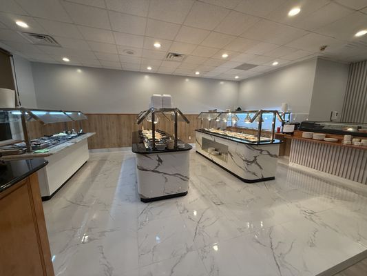 Hunan Chinese Restaurant buffet by null