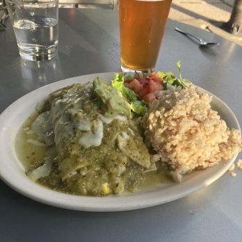 Blind Faith Cafe - Enchiladas Verdes - Vegetarian Near Me - Evanston, Illinois