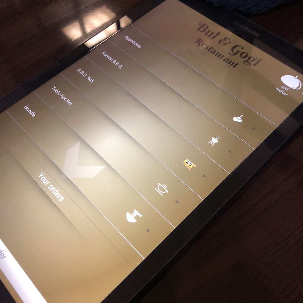 Bul & Gogi Korean BBQ - Order on tablet - Korean Near Me - Hamilton, Ontario Bul & Gogi Korean BBQ - Order on tablet - Korean Near Me - Hamilton, Ontario