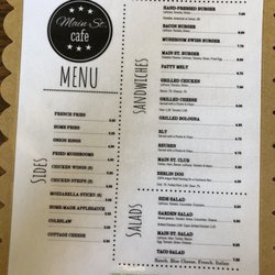 Main Street Cafe