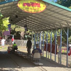 Sacramento Valley Live Steamers Railroad Musuem - Small Scale Steam Engine~ It cost just $2 for a 15 min ride(2 & under are free)  Happy National Anti-Boredom Month!