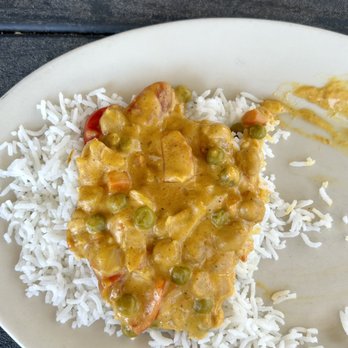 Celtic Ray Irish Pub - Vegan Curry, only half because I shared with the order with mom. - Irish Near Me - Punta Gorda, Florida