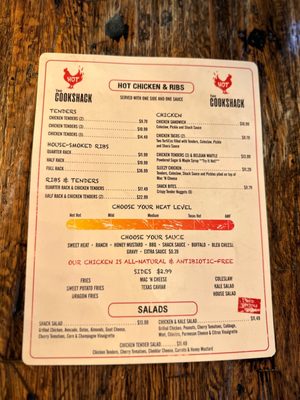 Menu photo 4 The Cookshack Webster, TX