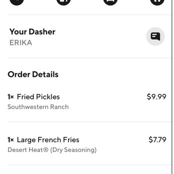 Buffalo Wild Wings - DoorDash receipt. - American Near Me - Concord, California