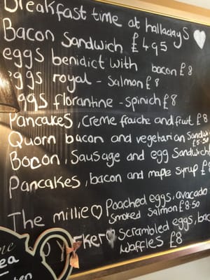 Menu photo 1 Halladays Tea Room Southampton, HAM Menu photo 1 Halladays Tea Room Southampton, HAM
