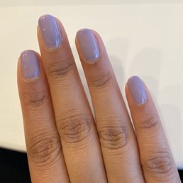 Shellac manicure done by Tara