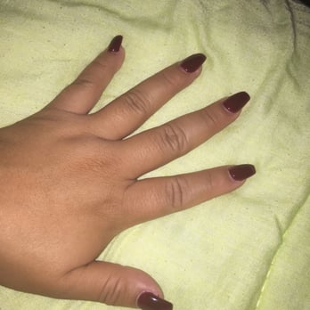 Amerinails - Coffin shaped acrylic gel full set nails - Nail Salons Near Me - Tampa, Florida Amerinails - Coffin shaped acrylic gel full set nails - Nail Salons Near Me - Tampa, Florida