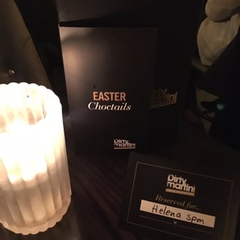 Dirty Martini Monument - Easter chocolate promo - Bars Near Me - London, XGL