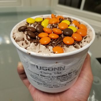 UConn Dairy Bar - Banana Rama cup cake from freezer - Ice Cream & Frozen Yogurt Near Me - Storrs, Connecticut UConn Dairy Bar - Banana Rama cup cake from freezer - Ice Cream & Frozen Yogurt Near Me - Storrs, Connecticut